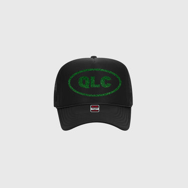 QLC Glitter Logo Foam Trucker Hat