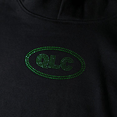 QLC Rhinestone Logo Pullover Hoodie