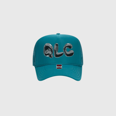 QLC Stone Text Foam Trucker Hat