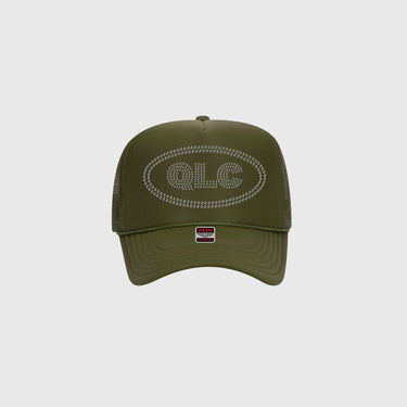 QLC Rhinestone Logo Foam Trucker Hat